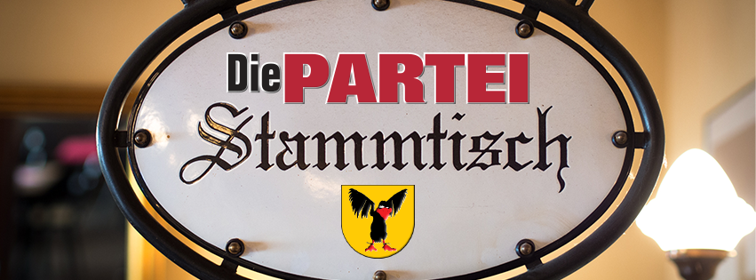 PARTEI-Stammtisch ab jetzt Mittwochs!
