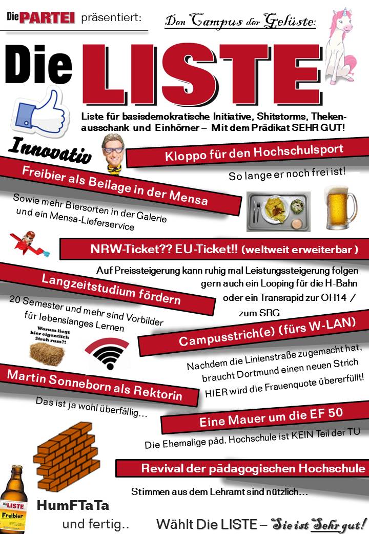 Der Wahlausschuss empfiehlt: Die LISTE