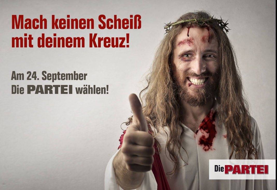 Am 24. September Die PARTEI wählen!
