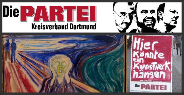 DIE Wahlkampftour: 600 Kunstwerke für Dortmund