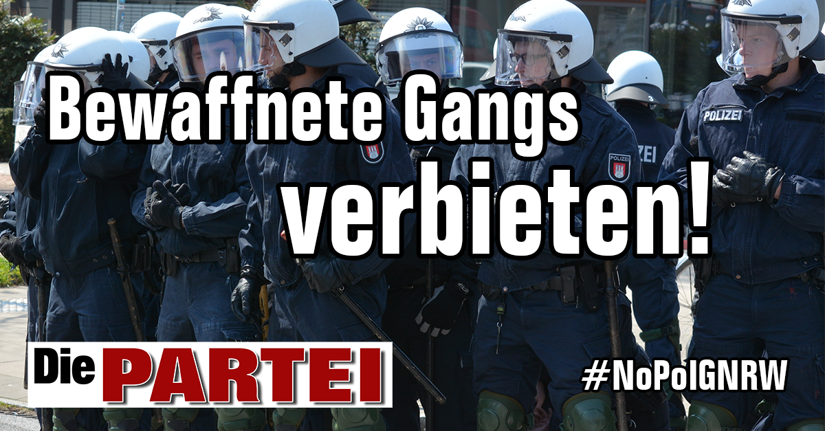 Wir fahren zur #NoPolGNRW Demo nach Düsseldorf!